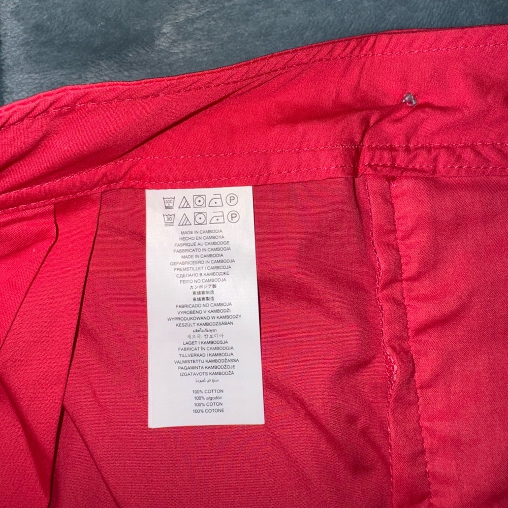 Micheal Michael Kors Red Bermuda Shorts Casual Lightweight Design, Size 10 - Picture 4 of 5